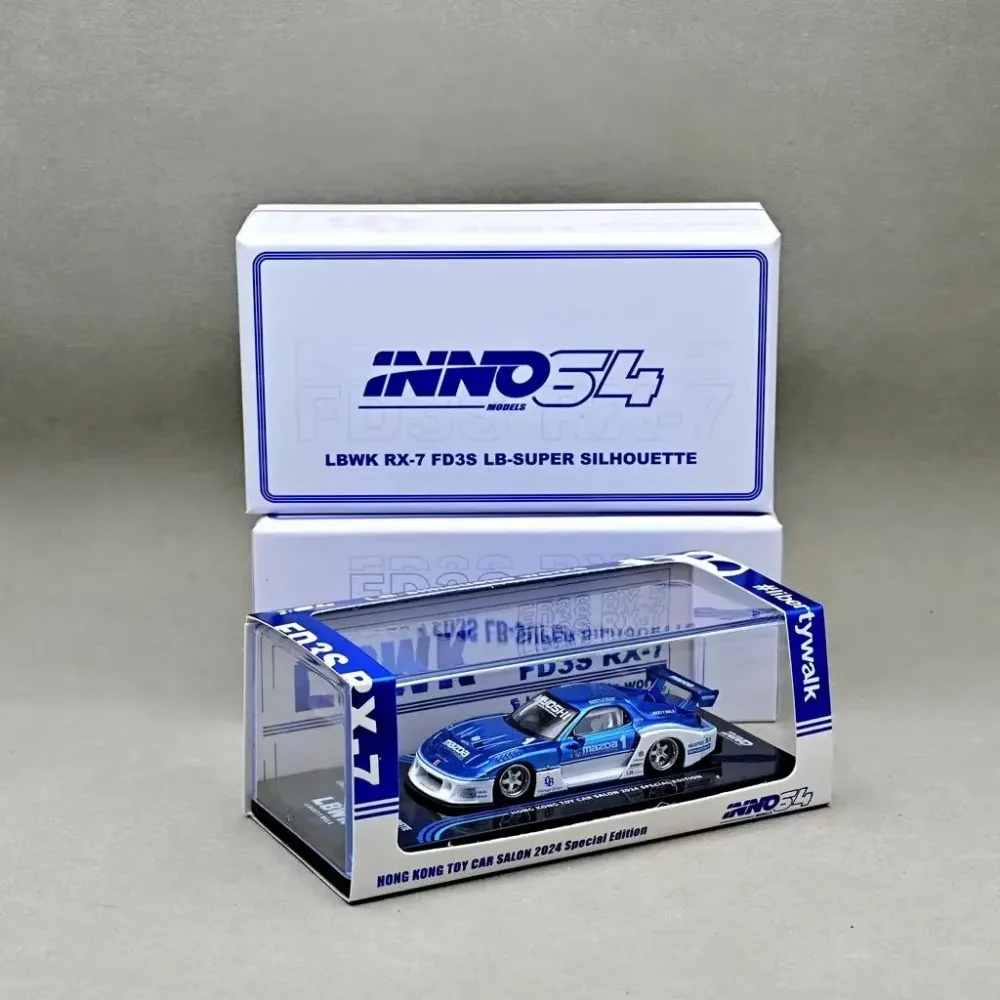 RX-7 FD3S LBWK HongKong Salon Chase 2024 Special INNO 1:64 True Scale Miniatures Model Car  Collection Alloy Diecast