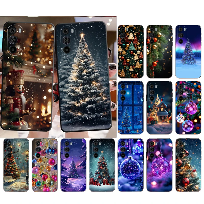 

Merry Christmas Tree Funda Phone Case For Motorola Edge 50 40 Pro 60 50 40 30 Ultra Neo Fusion Moto G Play G Stylus G Power G