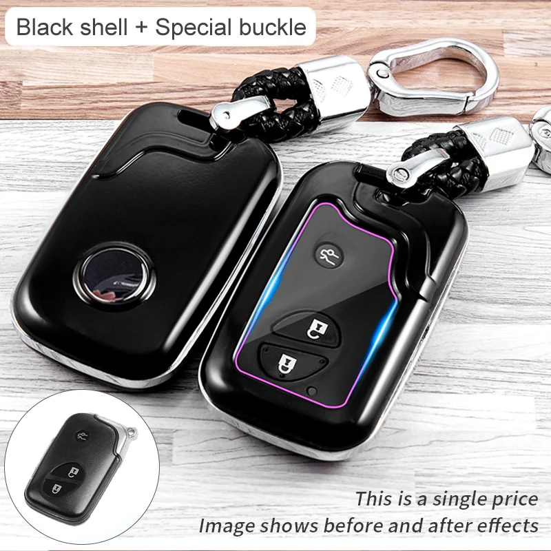 

1PCS Premium Lexus All-Inclusive Carbon Fiber Key Case - Waterproof, Dustproof, Scratch-Resistant with HD Transparent Film
