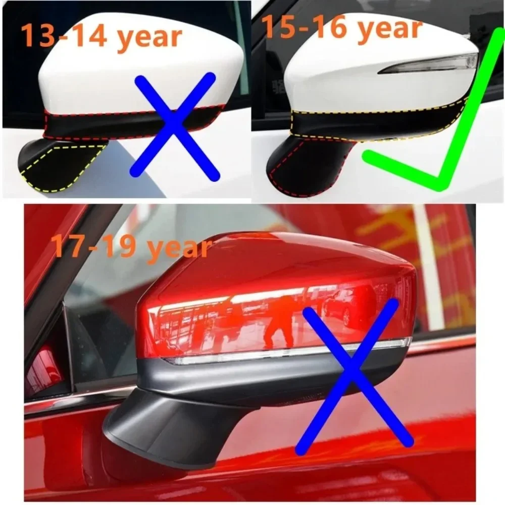 For Mazda CX-3 CX-4 2016-2020 CX-5 2015 2016 Car Wing Door Rearview Mirror Lower Cover Housing Shell