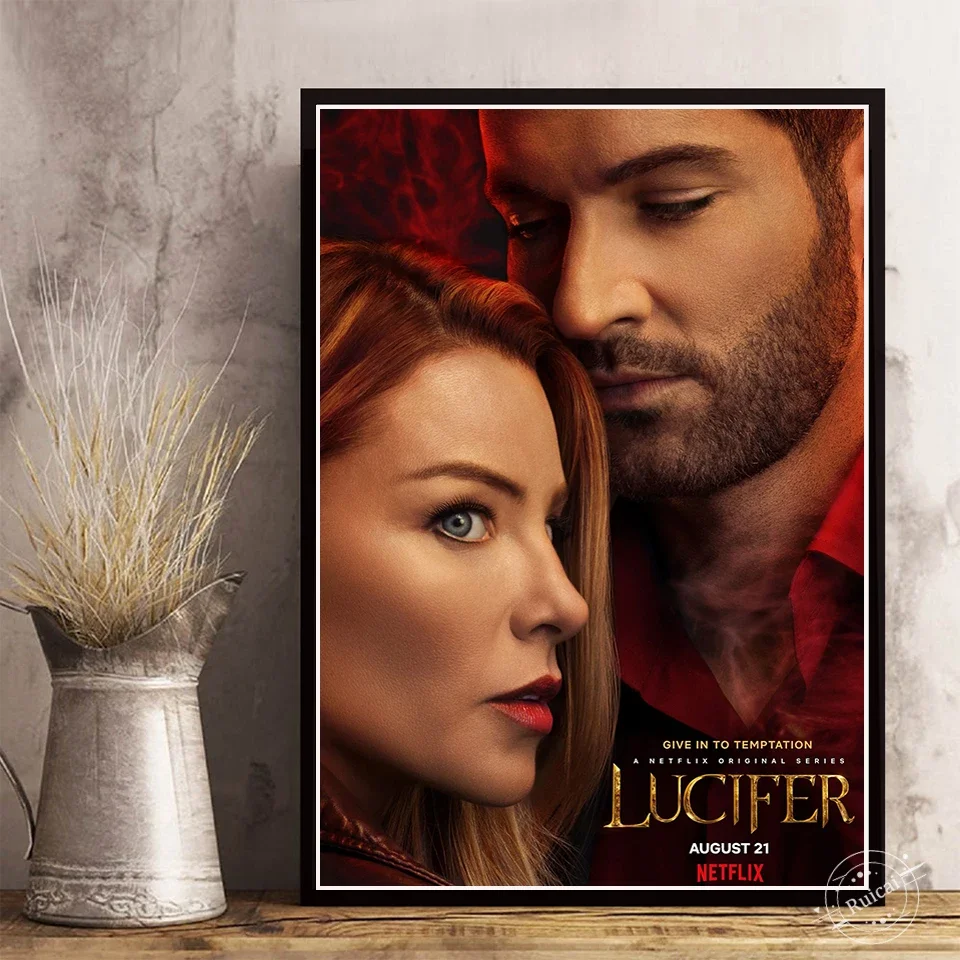 Lucifer Poster 2019 TV Series Show New Season Prints Canvas Painting Wall Art Pictures Living Room Home Decoration