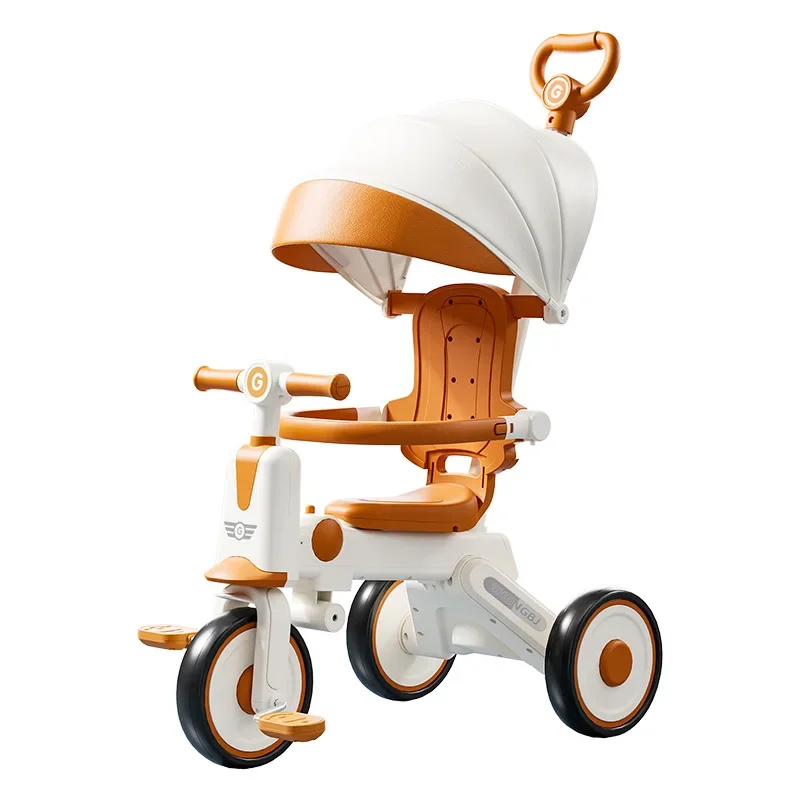 Children's Bicycle Can Push A Single Three-wheeled Toy Car Tricycle for Kids Trolley