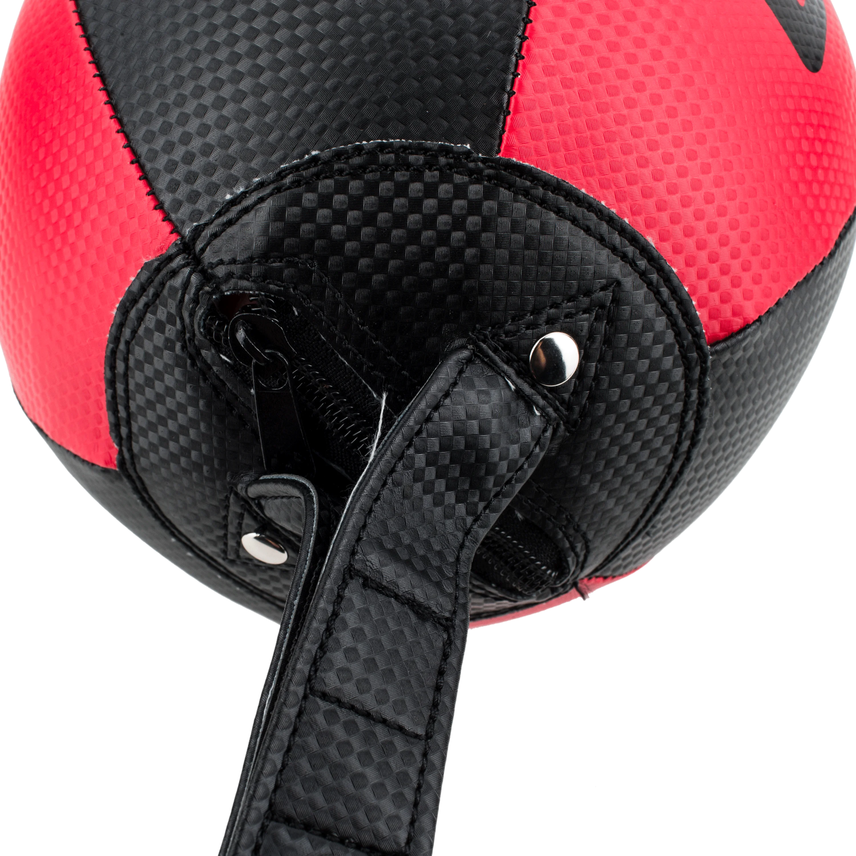 Double End Bag - Black and Red - Punching Bag for Boxing and MMA Training - Enhance Speed, Accuracy, Precision