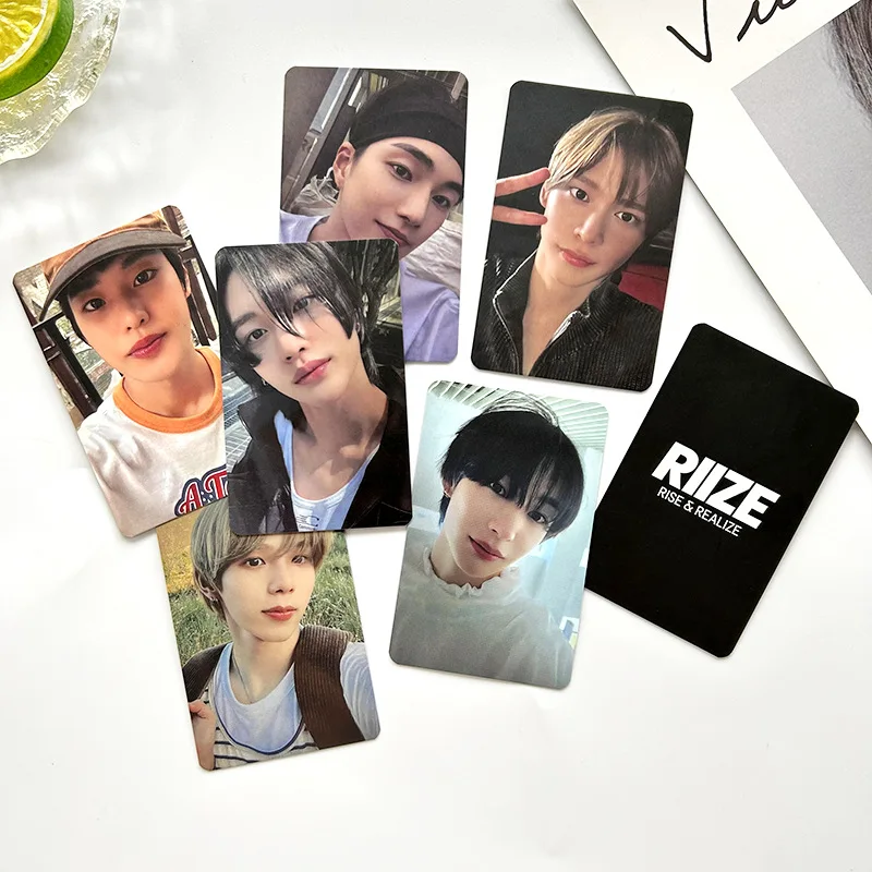 7pcs/set Kpop Idol RIIZE Lomo Cards 2023 Get A Guitar Photocards Photo Card Postcard for Fans Collection