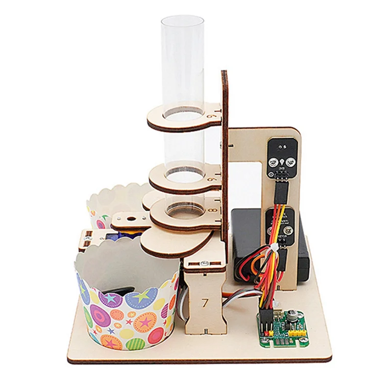 A60F-1Set Intelligent Go Sorter DIY Science Experimental Kit Youth STEAM Education Handicraft Model Wooden Technologia Science T