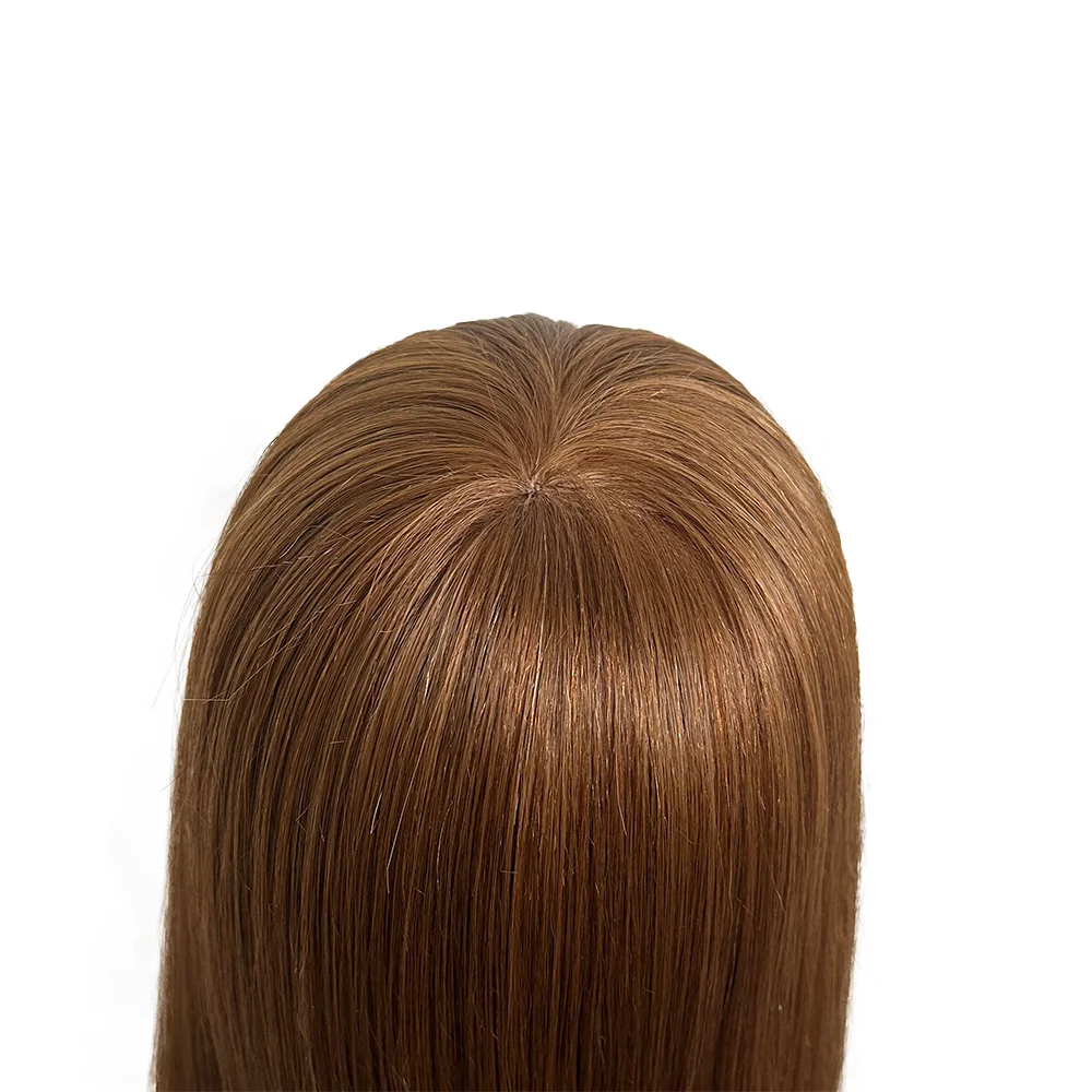 95% Human Hair Mannequin Head With Shoulders for Hairstyling Training Practice Head for Braiding, Hairstyle Design, Curly etc