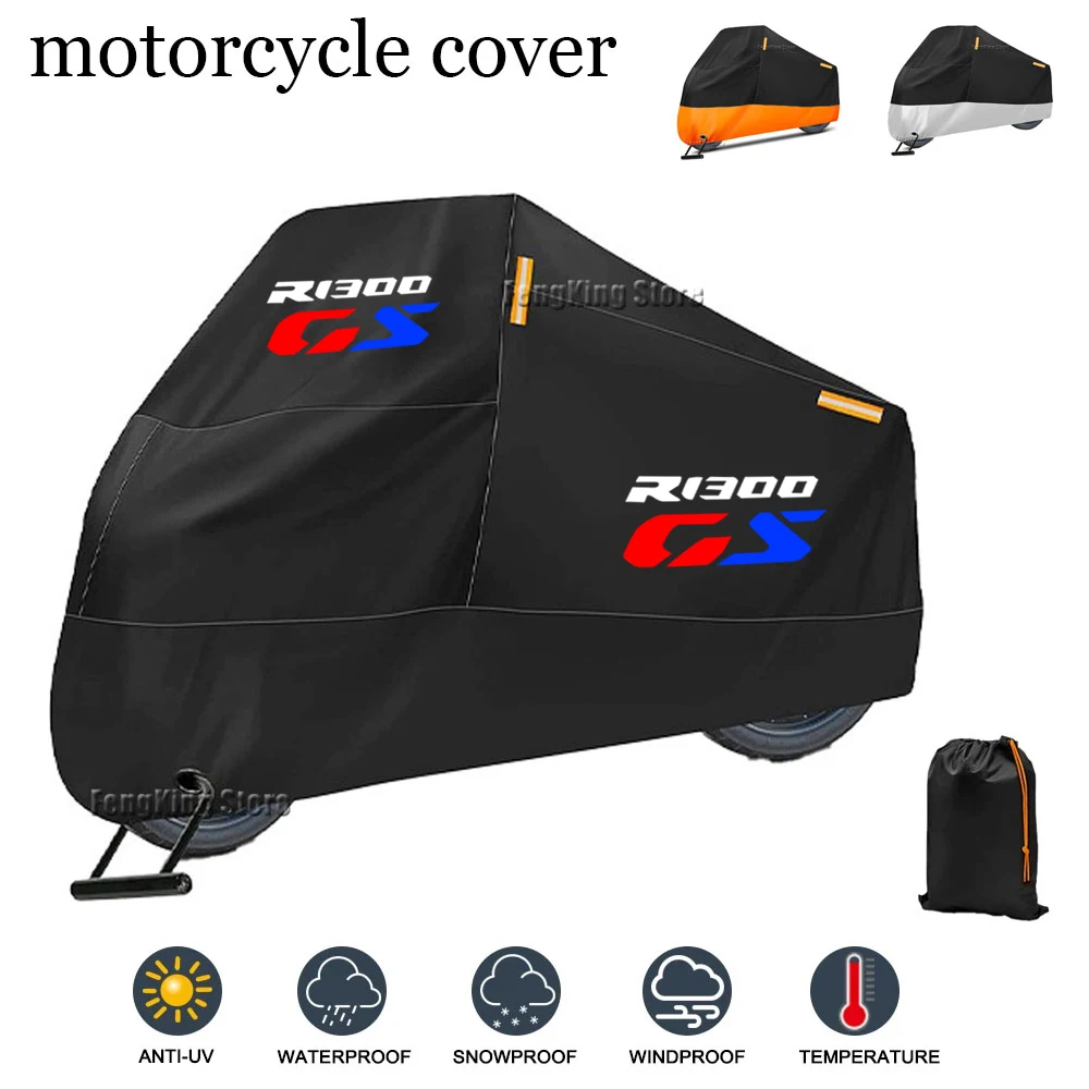 For R1300GS R1300 GS R 1300GS GS1300 2023 2024 Motorcycle Cover Waterproof Outdoor All Season Dust UV Protective Moto Rain Cove