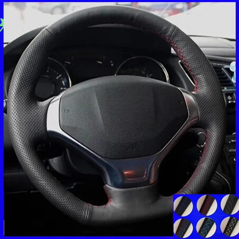 

Custom Hand-stitched Black Anti-slip Microfiber Leather Car Steering Wheel Cover For Roewe i5 RX5 i6MAX RX5MAX iMAX8 RX3