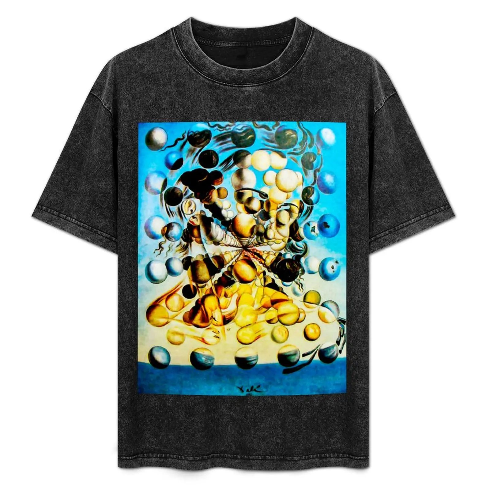 

Galatea of the Spheres-Salvador Dalí T-Shirt Stylish Print Short Sleeve Tee
