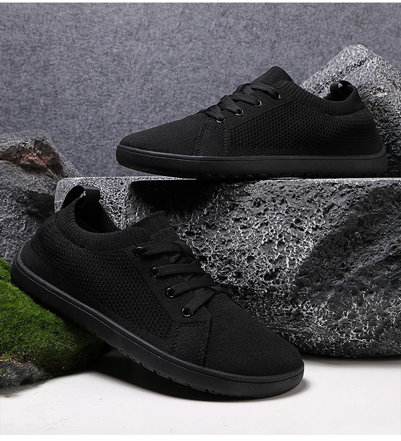 Weitzeige Schuhe Herren Zero Drop Minimalistische Mode Einfache Casual Sneaker Barfußschuhe Damen Joggingschuhe Mesh Wanderschuhe – Detail 25