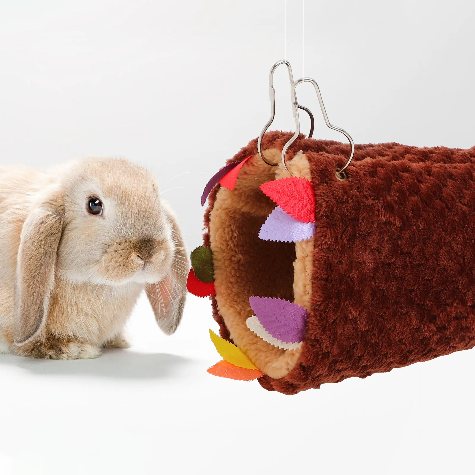 

Double Layer Hammock Bed Hanging Tunnel Cozy Nest Warm Cotton Small Pet Hideout House Hamster Guinea Pig Chinchillas Toys