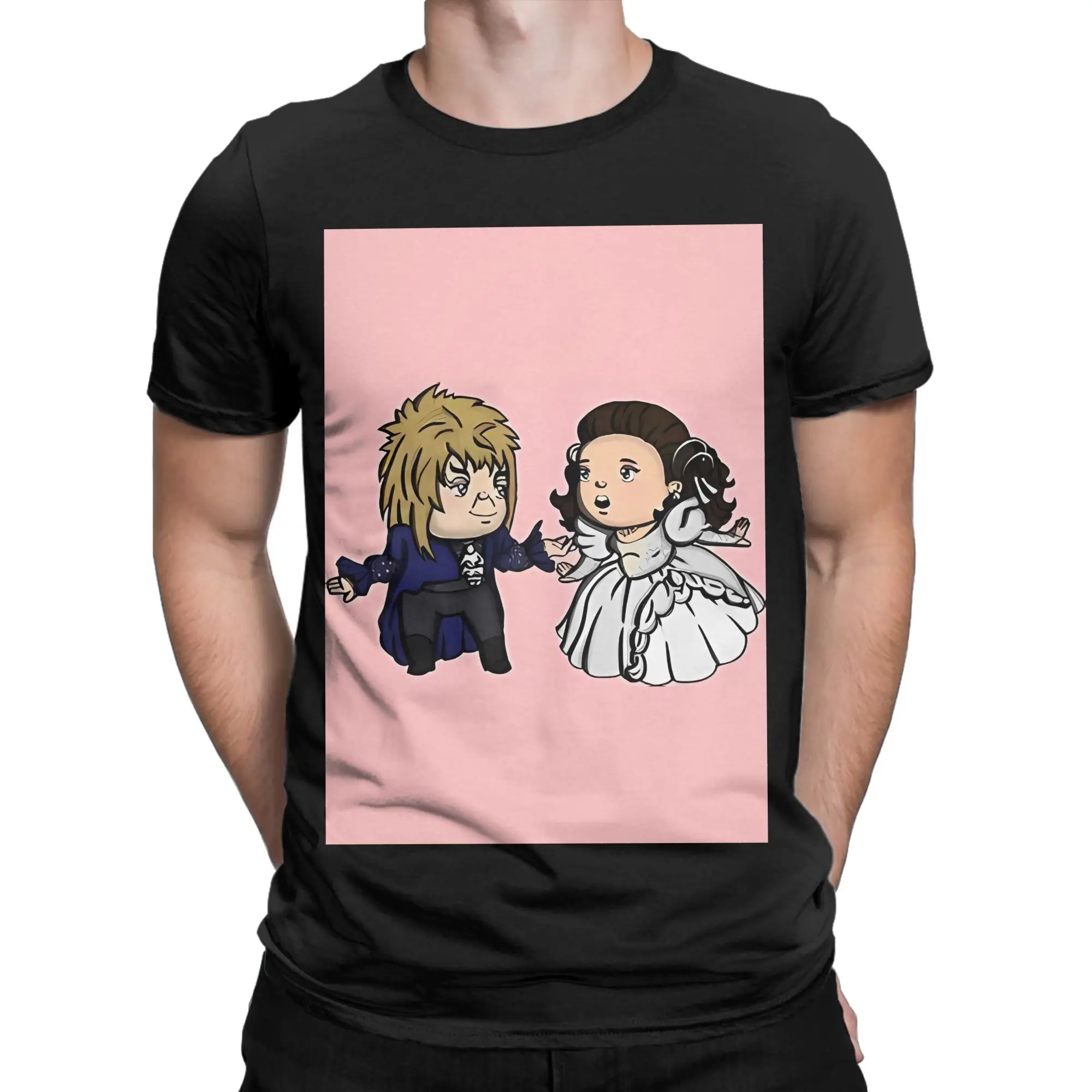 Labyrinth poster Funny Graphic 100% Cotton T-Shirt Labyrinth Tops Tees For Men