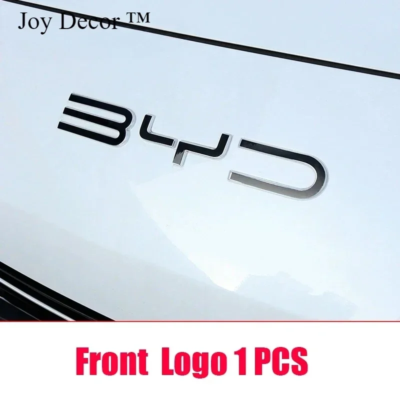 For BYD Seal U Sealion 6 Song Plus 2024 2025 Accessories Front Logo Grille Bumper Emblem Decal Black Logo Refit Thin Sticker