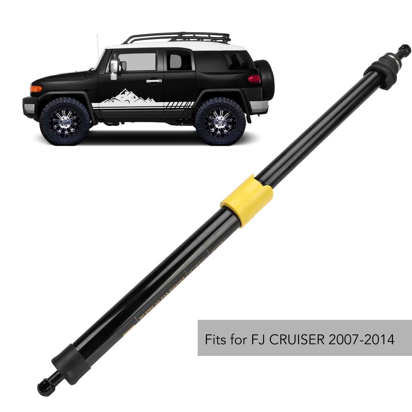 Rear Door Stay Support Shock 68907‑35081 Back Door Damper Strut for FJ CRUISER 2007‑2014 68907‑35081 Back Door Damper