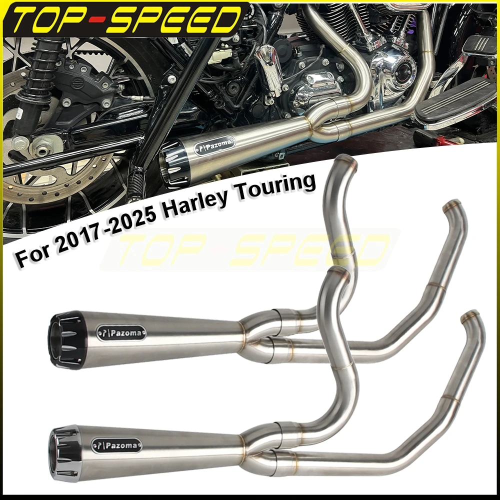 

Motorcycle 2 In1 Full System Exhaust Muffler Silencer Pipe For Harley Touring Road Glide FLTRXP FLTRXST FLTRU FLTRK FLTRX FLTRXS