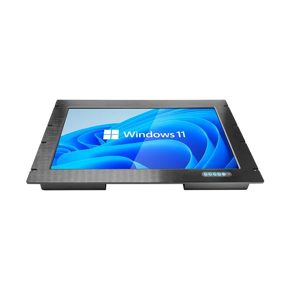 2026newVery good   19 Inch Rack Mount Waterproof Front Ip65 1000 Nits 1500 Nits capacitance Industrial Touch Screen Monitor
