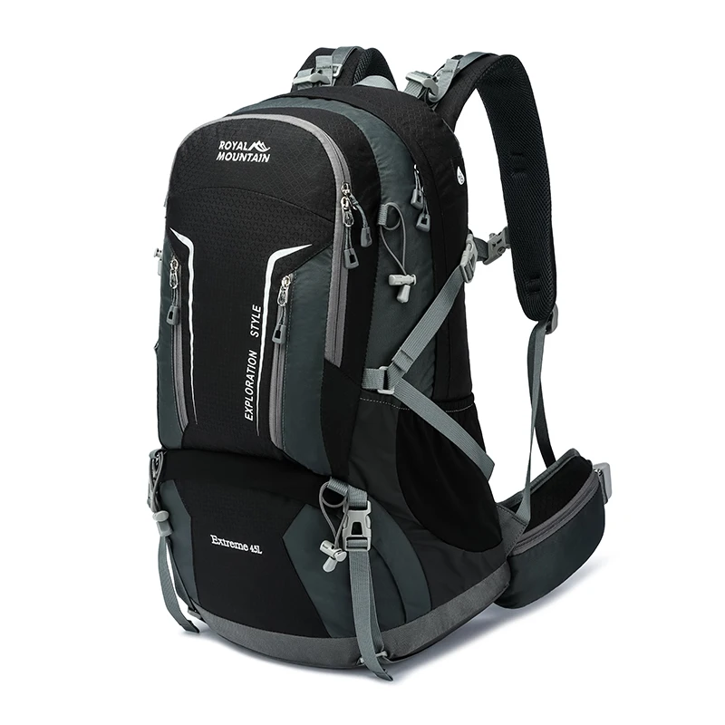 45L Outdoor Climbing Backpack Suspension Large Capacity Camping Travel Multi-functional Waterproof Lightweight Shoulder Backpack