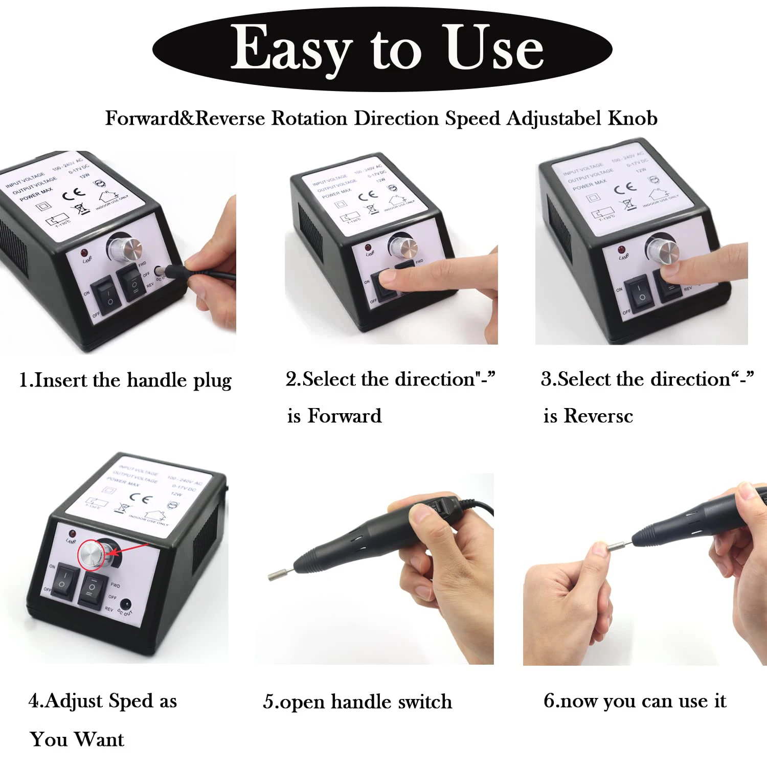 Electric Nail Drill Set Machine High Power Manicure Cutter For Gel Polish Professional Manicure Tool Salon Equipment