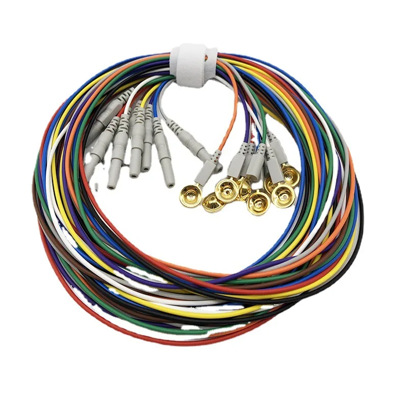 Compatibele EMG Gold Disk Brain Lead Wire 1.5/1.9/2.5M