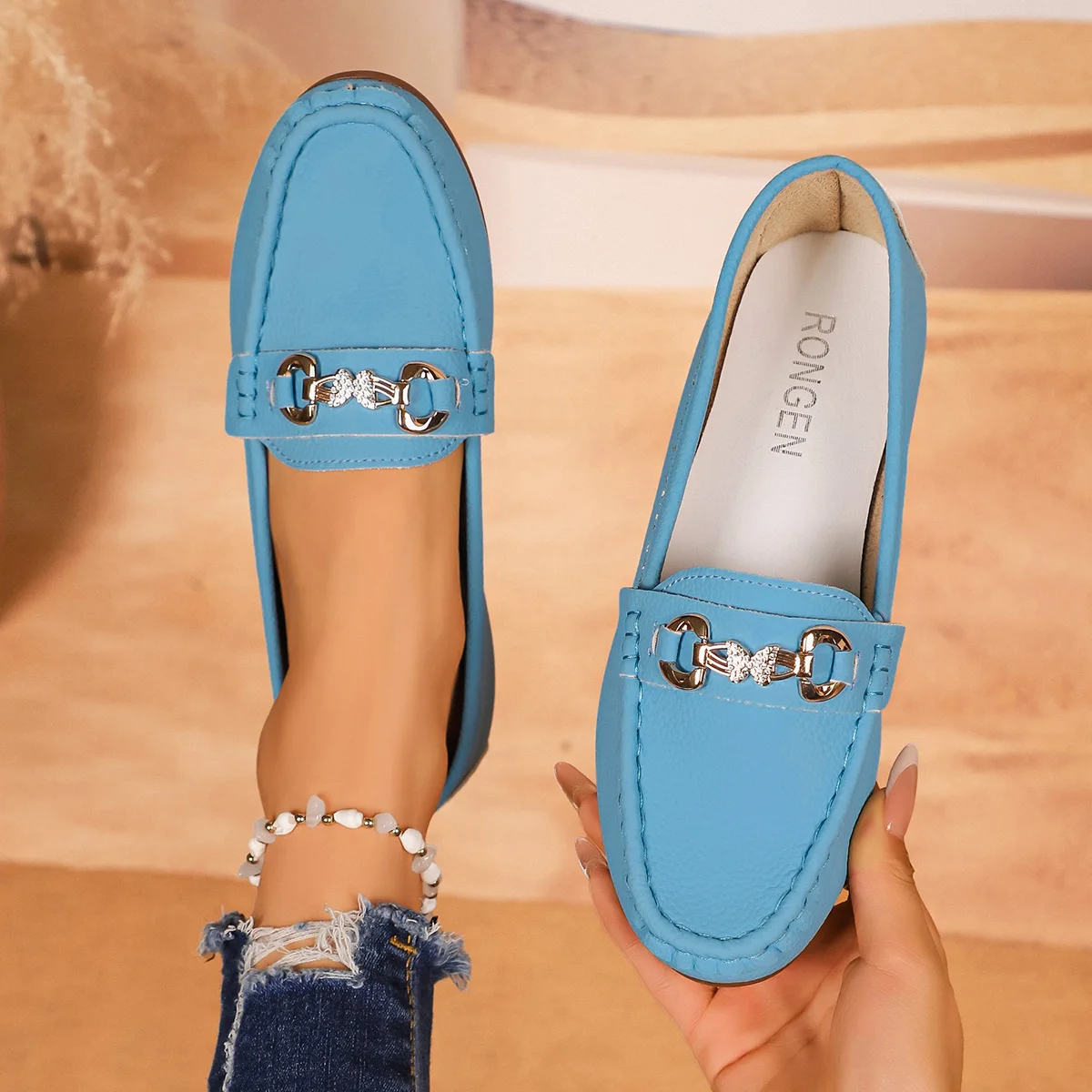 Women Loafers Sprin… - image