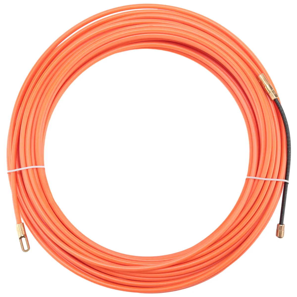 4Mm 15 Meter Orange Guide Device Nylon Electric Cable Push Pullers Duct Snake Rodder Fish Tape Wire