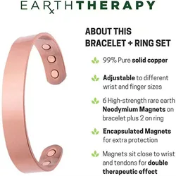 Magnetic Copper Bangle Bracelet  Personality Vintage Health Balance Energy Therapy Arthritis Pain Relief Adjustable Bracelet