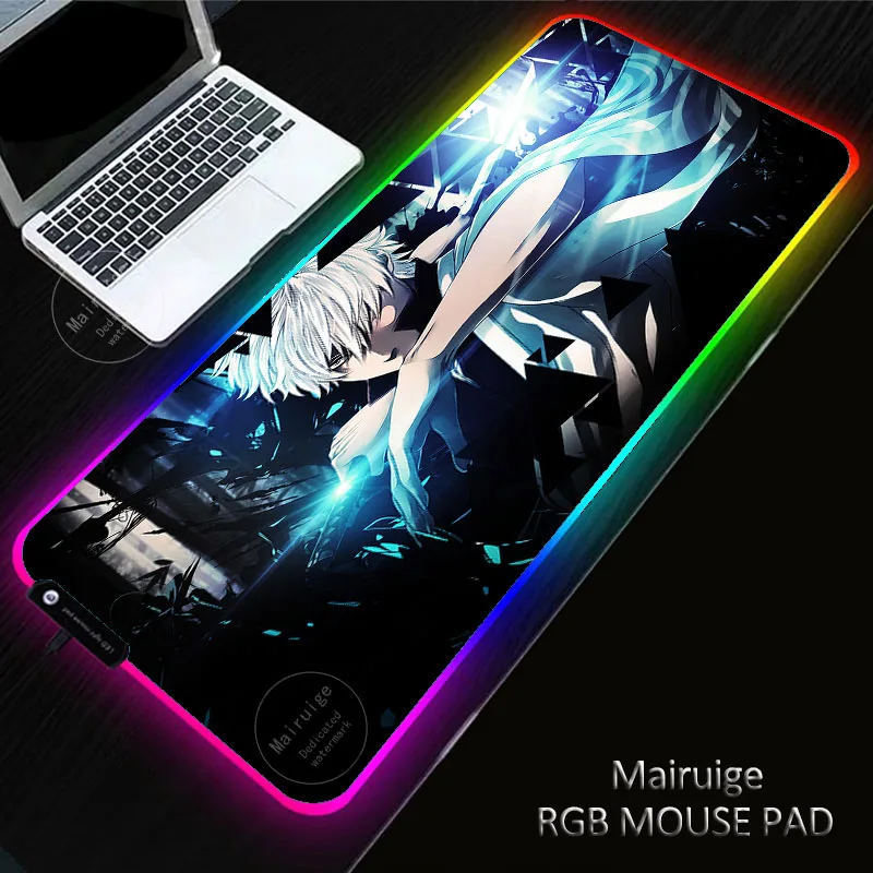 

Gintama RGB Gaming XXL 300X800MM Anime Mouse Pad Anti-Slip Rubber Base Computer Keyboard MousePad Anti-slip Mat for Computer PC