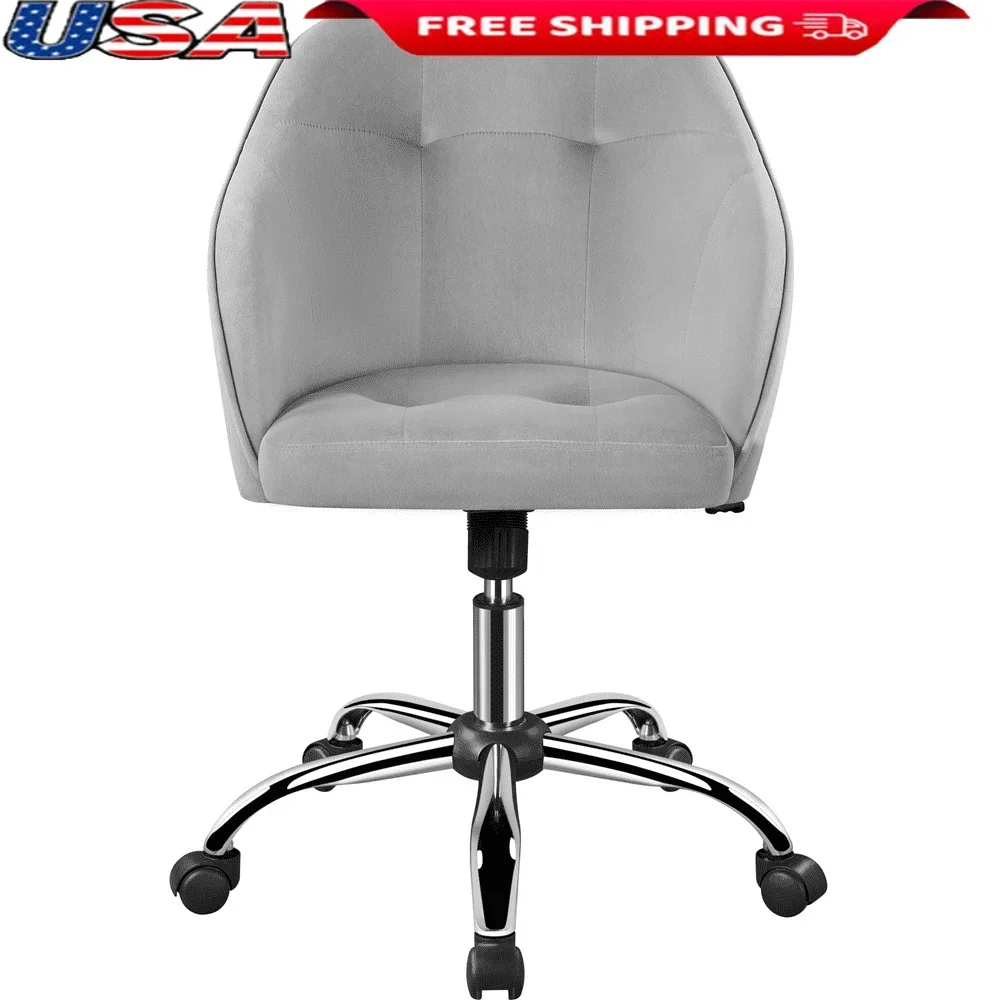 

Adjustable Swivel Velvet Computer Chair Home Office Comfortable Ergonomic Desk Seat Modern Design Heavy Duty 360 Degree Rotation