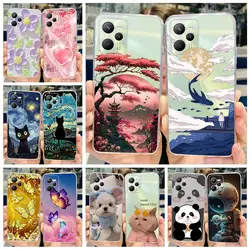 For Realme C35 Case RMX3511 Stylish Painted Cover Clear Silicone Soft Slim Phone Case For Realme C35 C 35 RealmeC35 Fundas Shell
