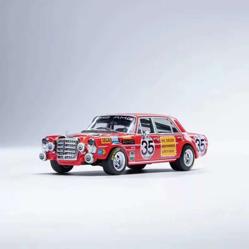 

Литая под давлением масштаб 1:64, 300SEL, модель автомобиля из сплава, статическая коллекция, украшенная праздничная подарочная игрушка