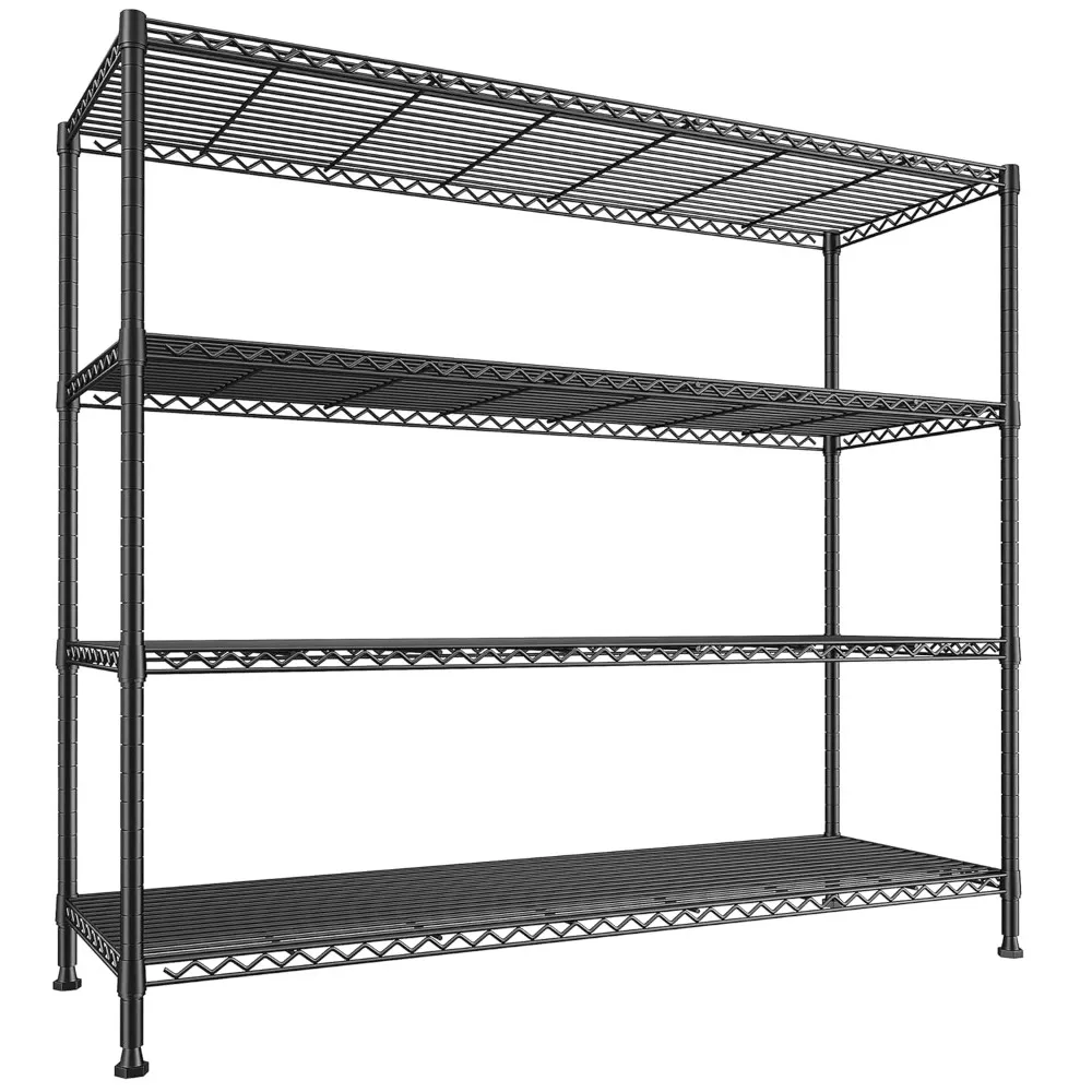 

Storage Shelves 45.3''W Wire Shelving Unit 4 Tier Metal Shelves for Storage Rack Metal Shelving for Pantry Shelves, Customized
