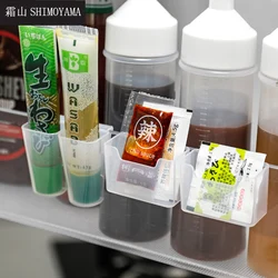 SHIMOYAMA 2/3 Pcs Seasoning Bag Storage Box Kitchen Refrigerator Mustard Sauce Bag Rack Plastic Hanging Cosmetics Holder Shelf