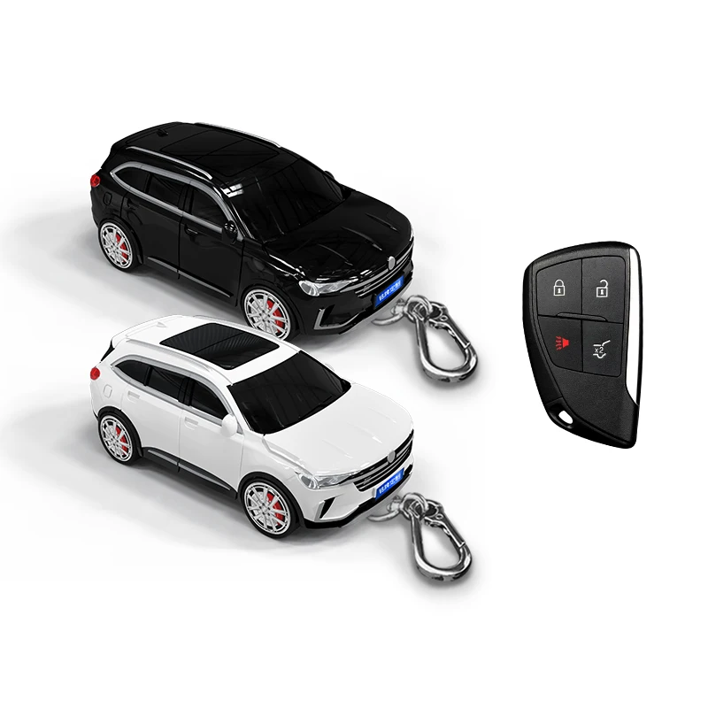 For Buick Envision Key Case Buick Car Model Case Key Chain with Lights Protective Cover Car Accessories Creative Gift