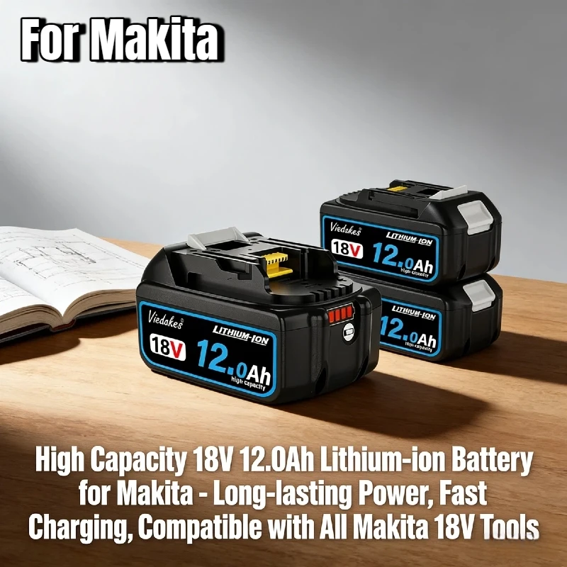 

100% Original for makita 18v battery 6.0 Ah Rechargeable Power Tool BL1850B 18V Battery, Replaceable LED Lithium-ion, BL1860B