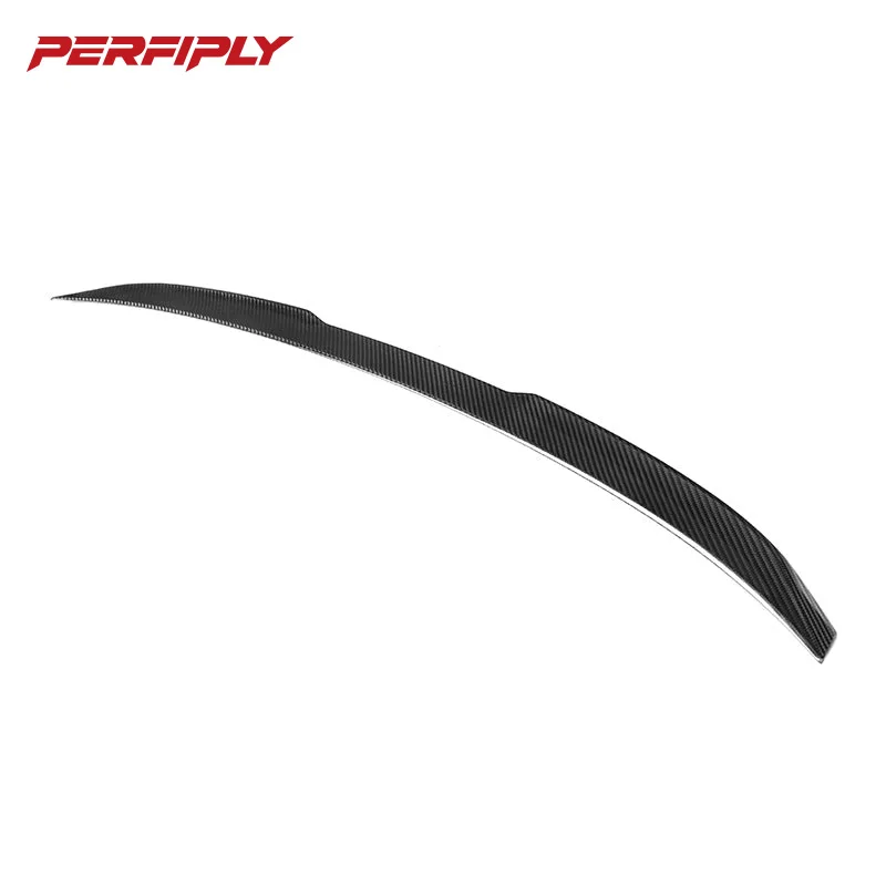 MP‑Style Real Dry Carbon Fiber Rear Trunk Ducktail Spoiler Wing For BMW G22 4 Series 2020+ Car Styling Accessories Upgrade