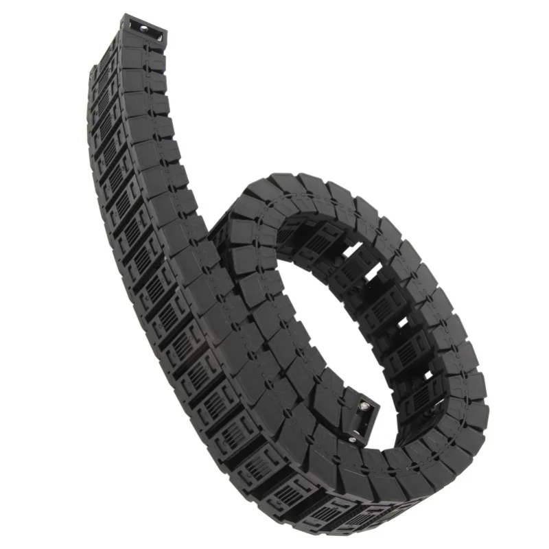 Cable Drag Chain Silent Series Removable Assembly Nylon Wire Carrier Bridge TowlineS25 X 50 1 Meter