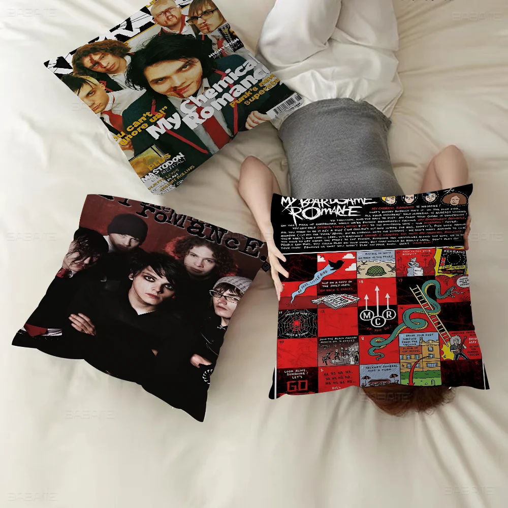 

My Chemical Romance Band Personalized Pillow Cover Kids Bedroom Wild Party Decor Pillowcase Kid Birthday Shower Gift