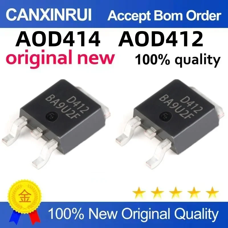 

(5 pieces) Brand new stock AOD412 D412 AOD414 D414 TO-252
