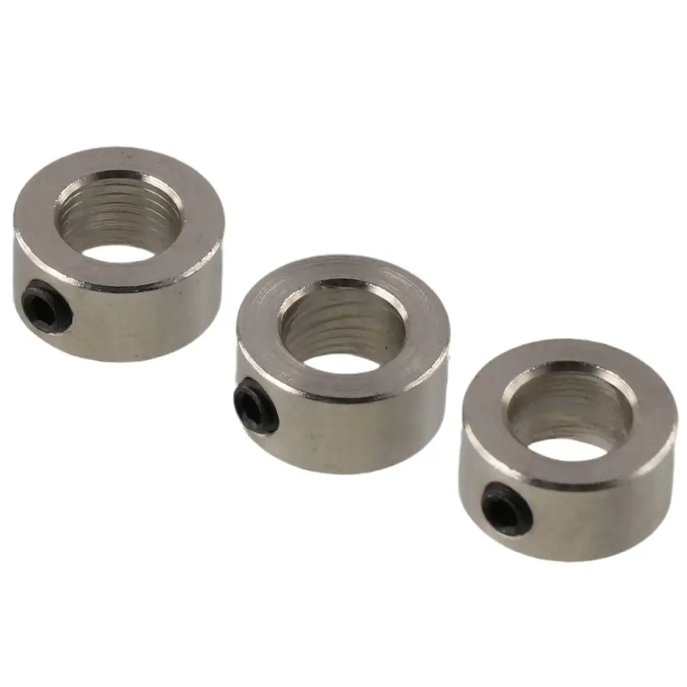 12pcs 8mm Bore Stainless Steel Locking Rings T8 M4x4mm Metal thrust Ring Fixing Ring 3D Printer