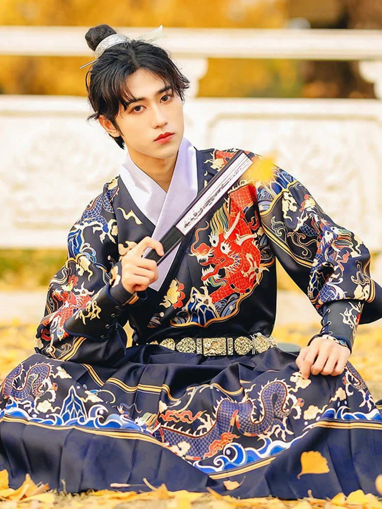 ensemble-de-costumes-masculins-de-la-dynastie-ming-avec-col-mandarin-manches-longues-style-hanfu-motif-couteau-de-printemps-et-poisson-volant-tenue-traditionnelle-chinoise