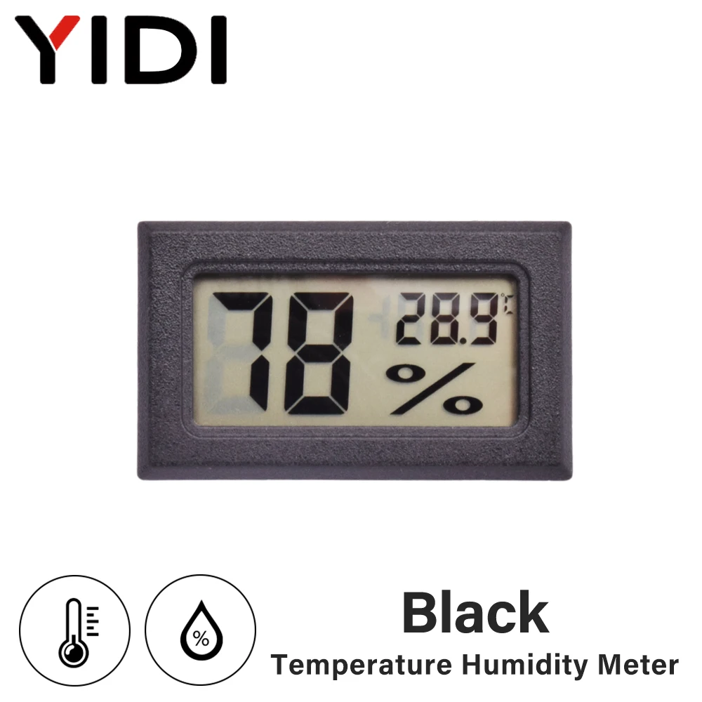 Mini Digital SquareThermo Hygrometer Thermometer Sonde Tester Indoor Temperatur Feuchtigkeit Meter Sensor Instrument Gauge Detektor