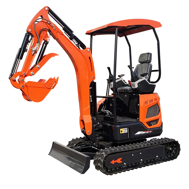 Customized sales of 1.8-ton small crawler excavator, 1500kg small excavator, Chinese manufacturer Kubota engine small excavator