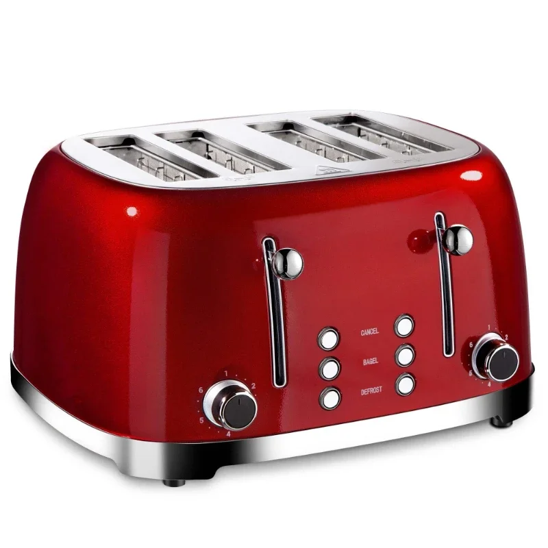 New style chinese guangdong red kitchen electric cake maker automatic domestic home use bread maker