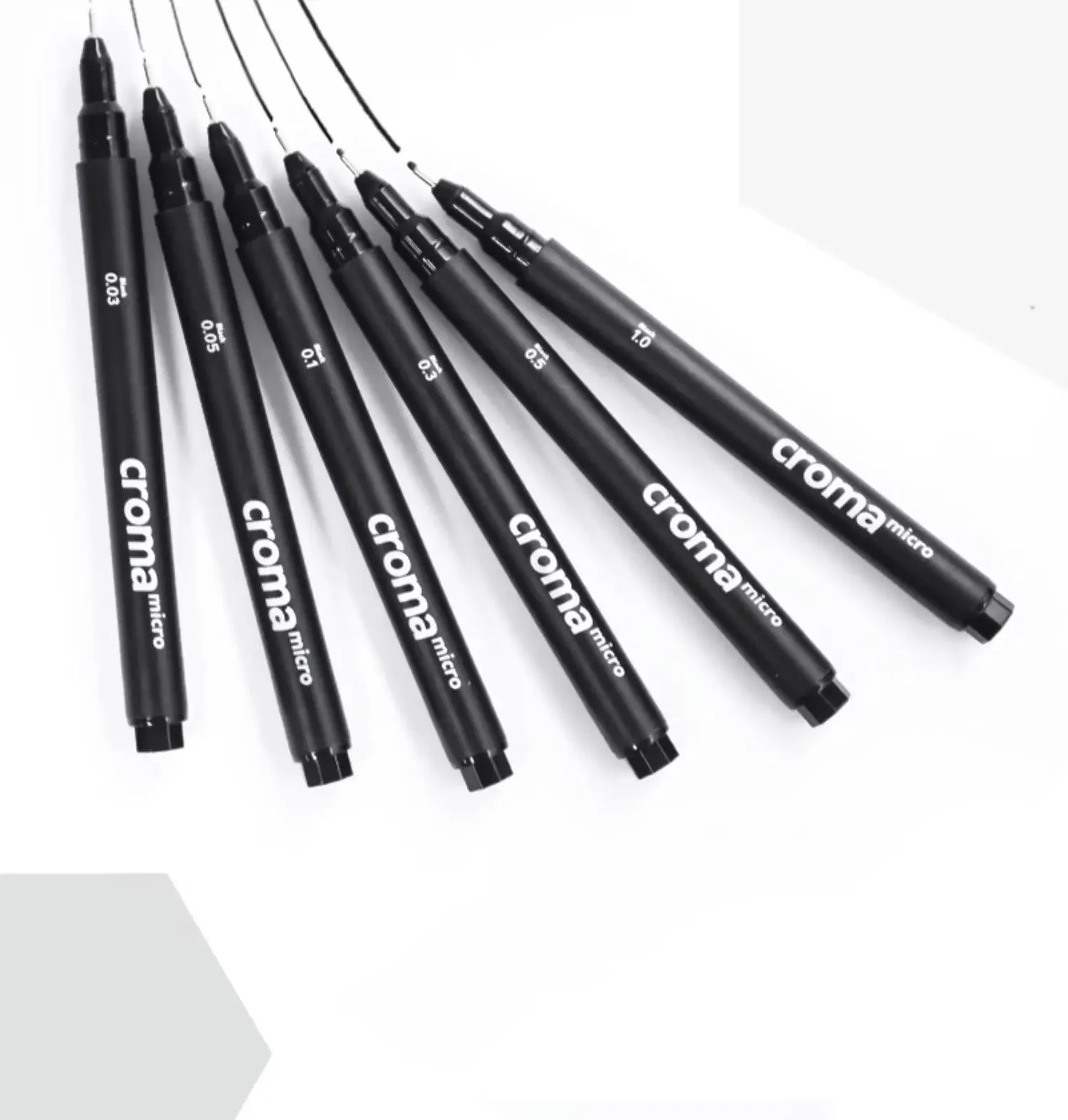 Micro Fineliner Kunst-Kalligrafie-Stifte-Set Farbige Nadelspitzenstifte Wasserfeste Tinte Zeichenstifte für Skizzieren Kunstbedarf Schreibwaren – Detail 12