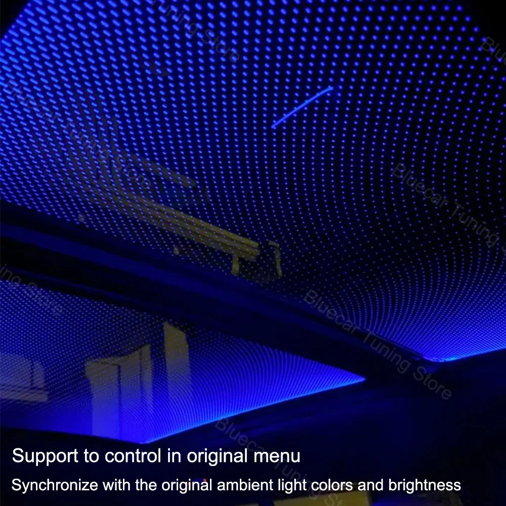 Panoramic Sky Ambient Light For BMW 3 5 7 series X3 X4 X5 X6 X7 G20 G30 G12, For BMW Roof Window Ambient Lights