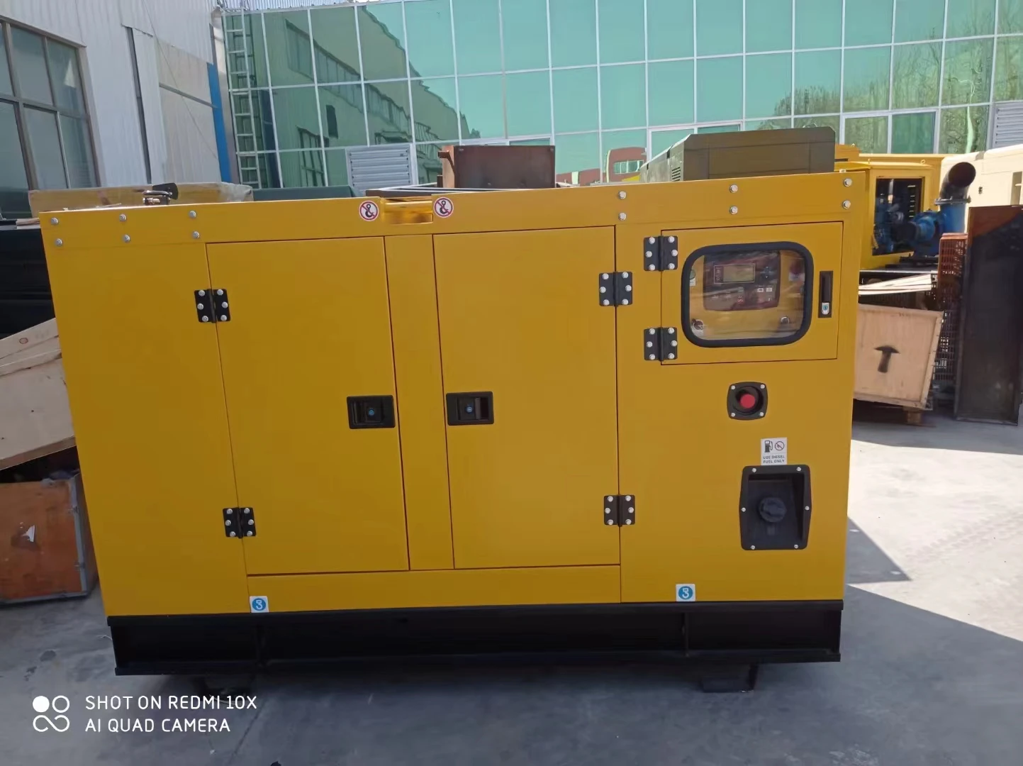 China supplier 100kw soundproof generator weichai 100kw silent diesel generator with brush alternator