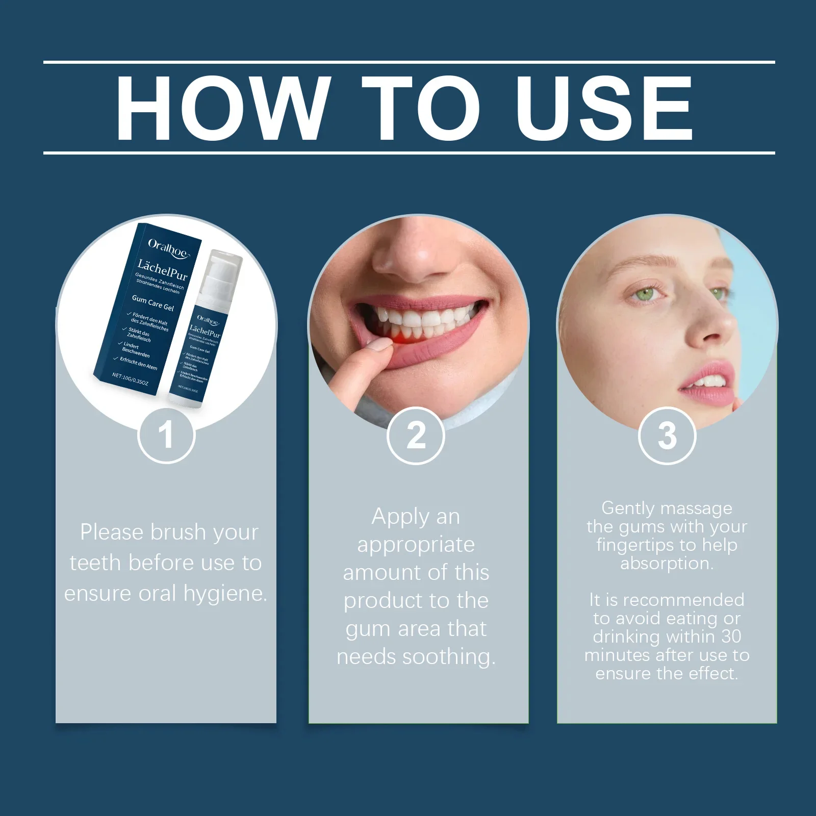 جل اللثة سريع الإصلاح يخفف بشكل فعال من حساسية الأسنان وتسوس الأسنان وتنظيف الأسنان ومعجون الأسنان وتخفيف تلف الأسنان #6