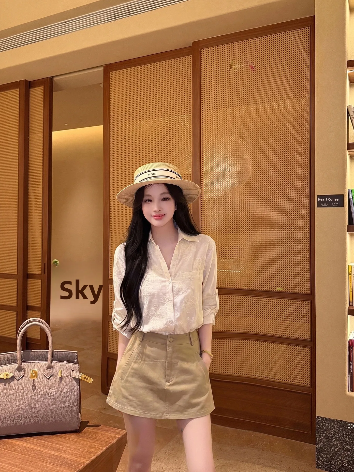 Ladies Summer High Waist A-Lin - Summer Clothing Linen 评论和价格