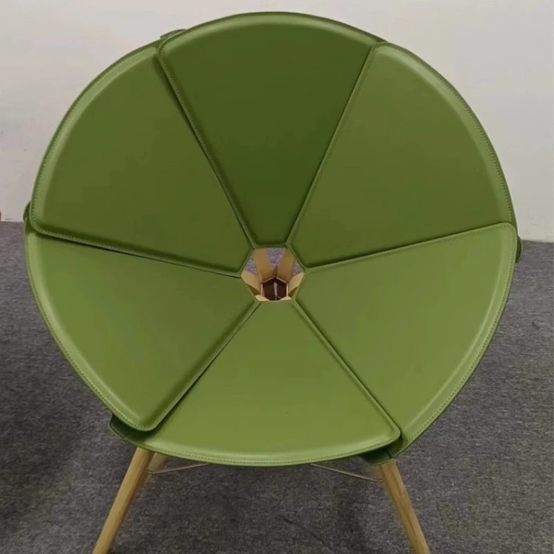 

Petal chair model room lobby reception lounge chair ash wood folding chair