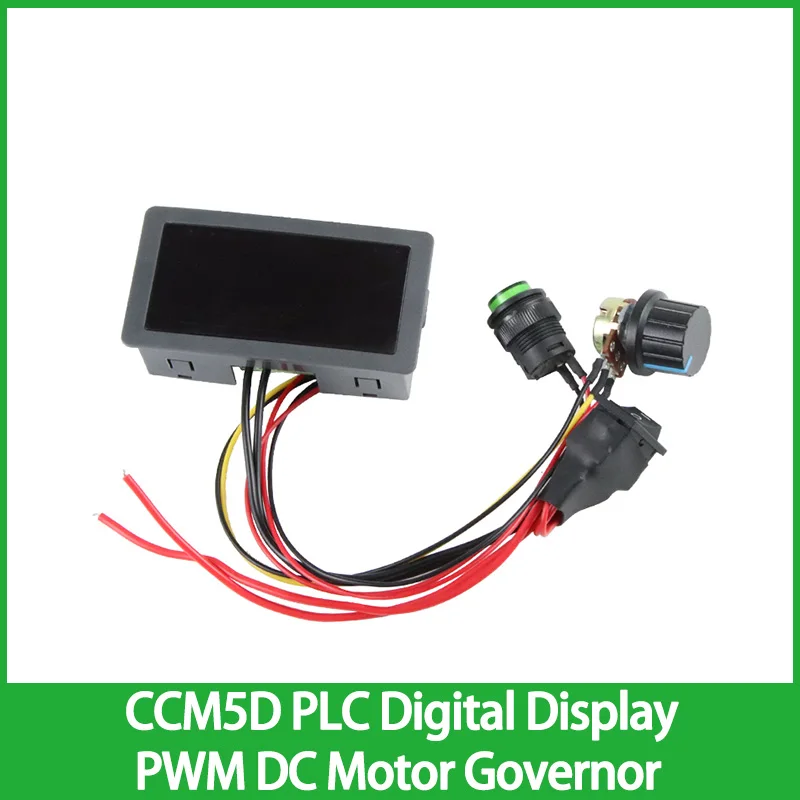 CCM5D PLC Digital Display PWM DC Motor Governor 6V 12V 24V 30V Motor Speed Controller CW CCW Switch Stepless Speed Change